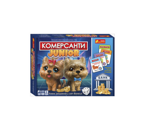 гр Настільна гра "Комерсанти. Junior" 10120162У 5868У (12) "Ранок" – в наличии! Купите сейчас у KAZKOVA