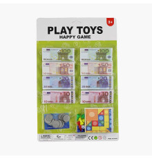 Гроші 929-081 A (144/2) банкноти, монети, картка, гра, на листі