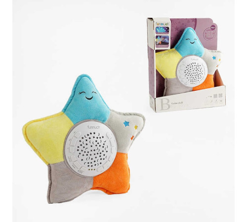 Нічник FM 666-38 (36) "Зірка", проєктор зоряного неба, колискові, звуки природи, таймер, в коробці – в наличии! Купите сейчас у KAZKOVA