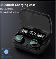 Навушники C 64882 (100) TWH, зарядний кейс, сенсорний контроль, змінні амбушюри, USB, Bluetooth 5.3, у коробці