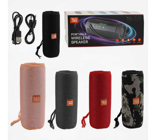 Колонка C 67904 / TG 365 (50) bluetooth, підсвічування, від акумулятора, type-C, TF-картка, usb-слот, AUX-дріт, в коробці, ВИДАЄТЬСЯ ТІЛЬКИ МІКС ВИДІВ – в наличии! Купите сейчас у KAZKOVA