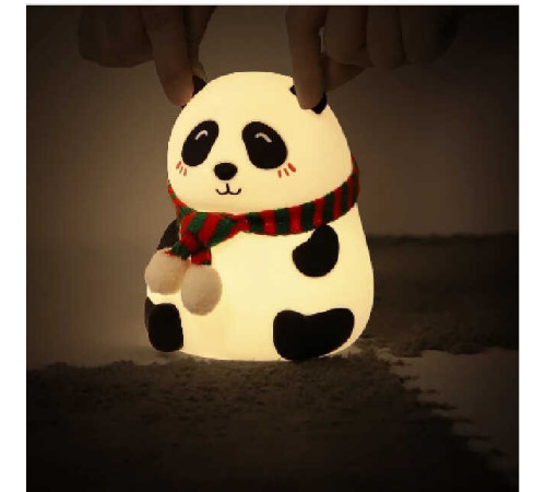 Нічник C 65422 (80) кольорове світло, USB Type-C, силіконовий, в коробці