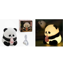 Нічник C 69804 (60) кольорове світло, 3 режими теплого світла, USB Type-C, силіконовий, в коробці