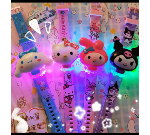 Годинник C 71064 (360) герої, проєктор, електронний циферблат, довжина ремінця - 21 см, секундомір, ВИДАЄТЬСЯ ТІЛЬКИ МІКС ВИДІВ