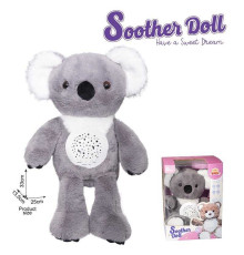 Нічник KC 6 (24/2) "Коала", мелодії, звуки, підсвічування, регулювання гучності, проєктор зоряного неба, в коробці