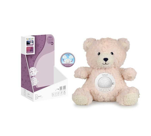 Нічник FM 666-62 (24) “Ведмедик”, вбудований акумулятор, Type-C, сенсор плачу, проєктор, звуки, мелодія, підсвічування, в коробці