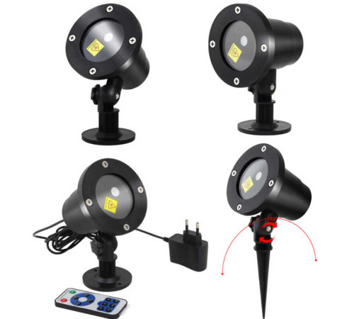 Проєктор C 67108 (30) лазери, таймер, пульт, кріплення, підставка, в коробці