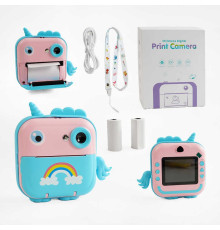 Фотоапарат-принтер C 68254 (40) type-C, роз’єм для SD карти, фото, відео, гри, 3 рулони термопаперу, в коробці