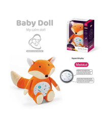 Нічник MBQ 661-1 A (18) “Лисичка”, підсвічування, мелодії, проєктор, в коробці