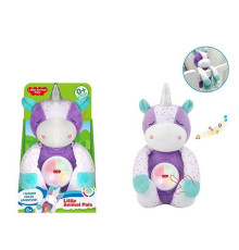 Нічник 1946-2 (24) “Єдиноріг”, підсвічування, мелодії, на батарейках, знімний музичний блок, в коробці