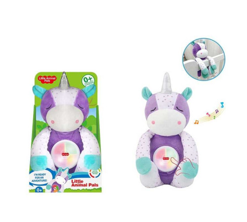 Нічник 1946-2 (24) “Єдиноріг”, підсвічування, мелодії, на батарейках, знімний музичний блок, в коробці