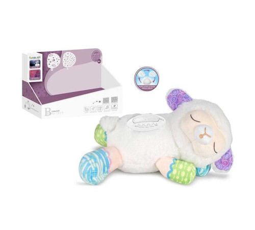 Нічник FM 666-67 (24) “Овечка”, вбудований акумулятор, Type-C, сенсор плачу, проєктор, звуки, мелодія, підсвічування, в коробці