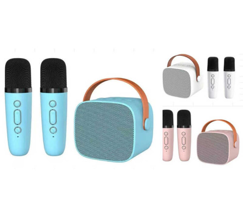 Караоке C 72966 (40) 2 мікрофони, вбудований акумулятор, Bluetooth, слот для TF-Card, роз’єм type-С, AUX-роз’єм, зміна голосу, регулювання гучності, в коробці, ВИДАЄТЬСЯ ТІЛЬКИ МІКС ВИДІВ – в наличии! Купите сейчас у KAZKOVA