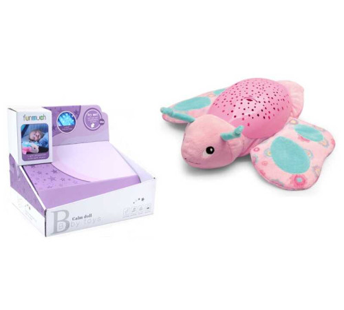 Нічник FM 666-12 (24) "Метелик", м'який, з проєктором, мелодії, в коробці