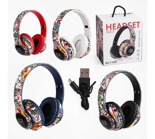 Навушники C 64893 (100) бездротові, Bluetooth, акумулятор 200mA, дріт, мікрофон, слот для карти пам’яті, в коробці, ВИДАЄТЬСЯ ТІЛЬКИ МІКС ВИДІВ – в наличии! Купите сейчас у KAZKOVA