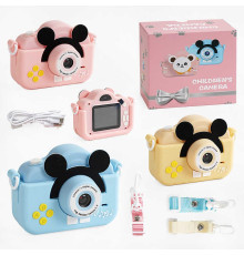 Фотоапарат XL-A 5 G 2 (100) 3 види, HD екран, дріт для підзарядки, звук, фото, відео, фронтальна камера, 4 гри, роз’єм для SD карти, ремінець, в коробці, ВИДАЄТЬСЯ ТІЛЬКИ МІКС ВИДІВ