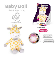 Нічник MBQ 665-6 (36) вбудований акумулятор, USB Type-C кабель, підсвічування, мелодії, нічник, таймер вимкнення, регулювання гучності, в коробці