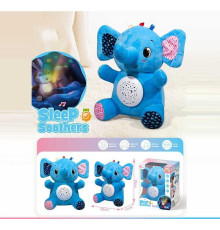 Нічник KC 10 (24) "Слоненя", звуки природи, мелодії, підсвічування, регулювання гучності, в коробці