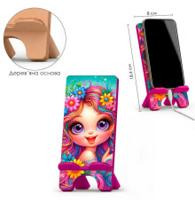 гр Підставка для телефону VG3001-08 (14) "Vladi Toys", дерев’яна, в пакеті