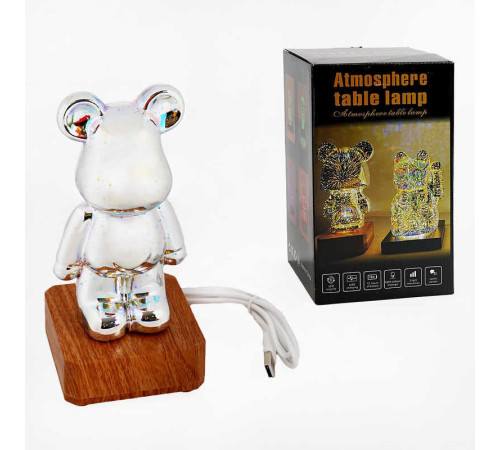 Нічник C 67113 (20) висота 23 см, від мережі, проєкція, в коробці