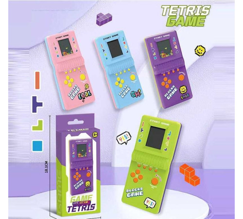 Тетрис 6655-2 A (240/2) регулювання гучності, класичні ігри, звук, на батарейках, рівні складності, в коробці, ВИДАЄТЬСЯ ТІЛЬКИ МІКС ВИДІВ