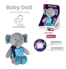 Нічник MBQ 665-8 (36) вбудований акумулятор, USB Type-C кабель, підсвічування, мелодії, нічник, таймер вимкнення, регулювання гучності, в коробці