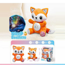 Нічник KC 11 (24) "Лисичка", звуки природи, мелодії, підсвічування, регулювання гучності, в коробці