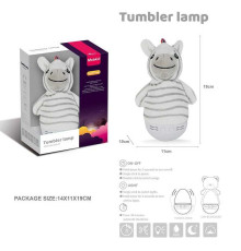 Нелягайко MBQ 663-1 (60) "Зебра", нічник, колискові мелодії, декілька режимів підсвічування, таймер, знімний чохол, в коробці