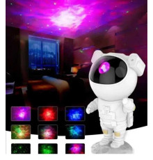 Нічник-проєктор C 65315 (24) “Космонавт”, декілька режимів, зірки, магнітна голова, висота 22 см, від мережі, рухливі елементи, пульт, в коробці
