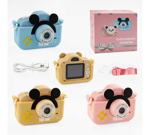 Фотоапарат C 66633 (100) 3 кольори, фронтальна камера, дріт для підзарядки, звук, фото, відео, ігри, роз’єм для SD карти, ремінець, в коробці, ВИДАЄТЬСЯ ТІЛЬКИ МІКС ВИДІВ