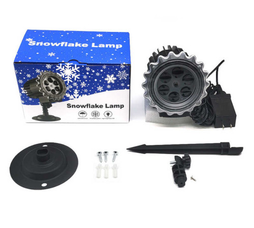 Проєктор C 67124 (30) “Сніжинки”, 2 кріплення, шурупи, в коробці