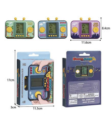 Тетрис XM 0114 C (192) класичні ігри, 2 режими роботи: зі звуком та без, кілька рівнів складності, в коробці, ВИДАЄТЬСЯ ТІЛЬКИ МІКС ВИДІВ