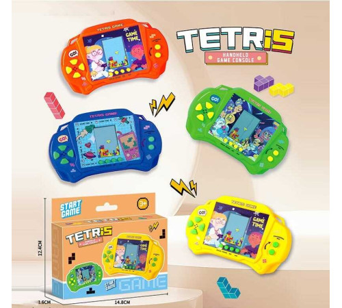 Тетрис 6655-5 A (240/2) регулювання гучності, класичні ігри, звук, на батарейках, рівні складності, в коробці, ВИДАЄТЬСЯ ТІЛЬКИ МІКС ВИДІВ