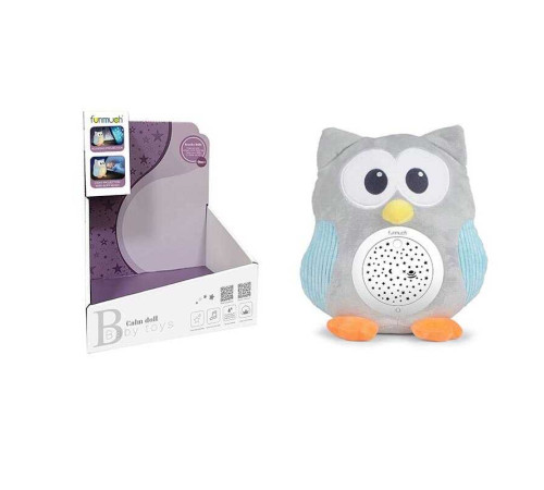 Нічник FM 666-44 (24) "Совеня", проєктор зоряного неба, знімний блок, мелодії, заводний механізм, в коробці