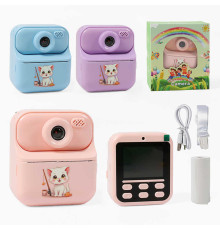 Фотоапарат-принтер C 75064 (50) кабель type-C, роз’єм для SD карти, фото, відео, ігри, фронтальна камера, термопапір, в коробці, ВИДАЄТЬСЯ ТІЛЬКИ МІКС