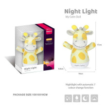 Нічник MBQ 664-6 A (72) “Жираф”, підсвічування, висота 16 см, в коробці