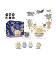 Нічник-проєктор LY 20033 (48/2) обертається, 6 картриджів із зображеннями, працює від мережі, USB-кабель, в коробці