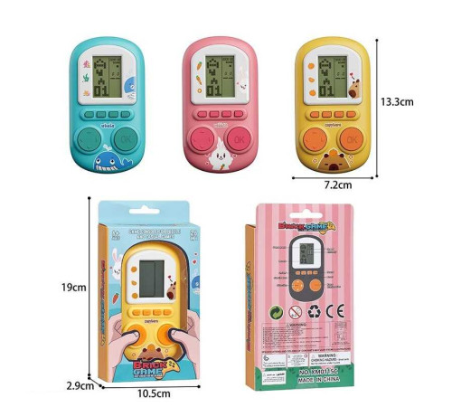 Тетрис XM 0115 C (192) класичні ігри, 2 режими роботи: зі звуком та без, кілька рівнів складності, в коробці, ВИДАЄТЬСЯ ТІЛЬКИ МІКС ВИДІВ