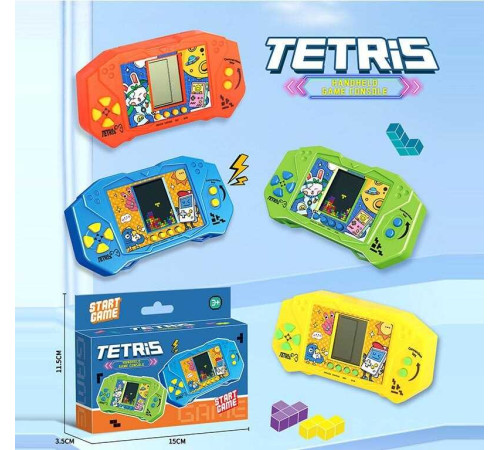 Тетрис 6655-6 A (240/2) регулювання гучності, класичні ігри, звук, на батарейках, рівні складності, в коробці, ВИДАЄТЬСЯ ТІЛЬКИ МІКС ВИДІВ