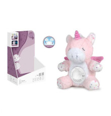 Нічник FM 666-74 (24) “Єдиноріг”, сплюшка, дихає, проєктор, 3 накладки, підсвічування, мелодія, звуки, в коробці