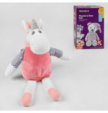 Нічник 66105 (30) "Единоріг", 2 режими, підсвічування, 10 заспокійливих мелодій, таймер, в коробці