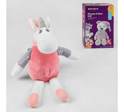 Нічник 66105 (30) "Единоріг", 2 режими, підсвічування, 10 заспокійливих мелодій, таймер, в коробці