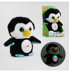 Нічник 1918-1 (24) "Пінгвін", підсвічування, колискові, оченята з глітерним напиленням, у коробці