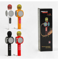 Мікрофон С 60086 (50) 4 види, караоке, bluetooth, USB, колонка, в коробці, ВИДАЄТЬСЯ ТІЛЬКИ МІКС ВИДІВ