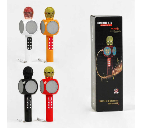 Мікрофон С 60086 (50) 4 види, караоке, bluetooth, USB, колонка, в коробці, ВИДАЄТЬСЯ ТІЛЬКИ МІКС ВИДІВ