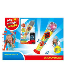 Мікрофон MY 010 (96/2) підсвічування, звук аплодисментів, під'єднання смартфона, у слюді