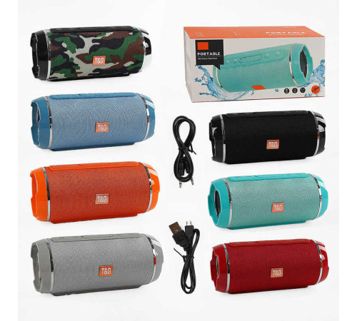 Колонка C 67918 / TG 116 (30) bluetooth, підсвічування, від акумулятора, micro USB, TF-картка, usb-слот, AUX-дріт, в коробці, ВИДАЄТЬСЯ ТІЛЬКИ МІКС ВИДІВ – в наличии! Купите сейчас у KAZKOVA