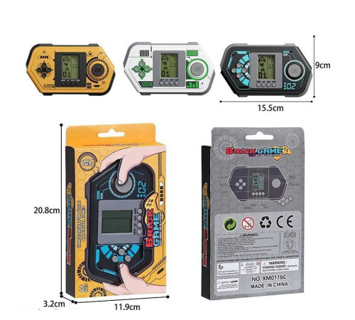 Тетрис XM 0116 C (192) класичні ігри, 2 режими роботи: зі звуком та без, кілька рівнів складності, в коробці, ВИДАЄТЬСЯ ТІЛЬКИ МІКС ВИДІВ