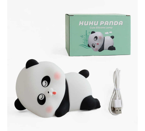 Нічник C 71568 (100) 7 кольорів підсвічування, 2 режими теплого світла, USB Type-C, таймер, силіконовий, в коробці