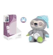 Нічник FM 666-75 (24) “Лінивець”, сплюшка, дихає, проєктор, 3 накладки, підсвічування, мелодія, звуки, в коробці